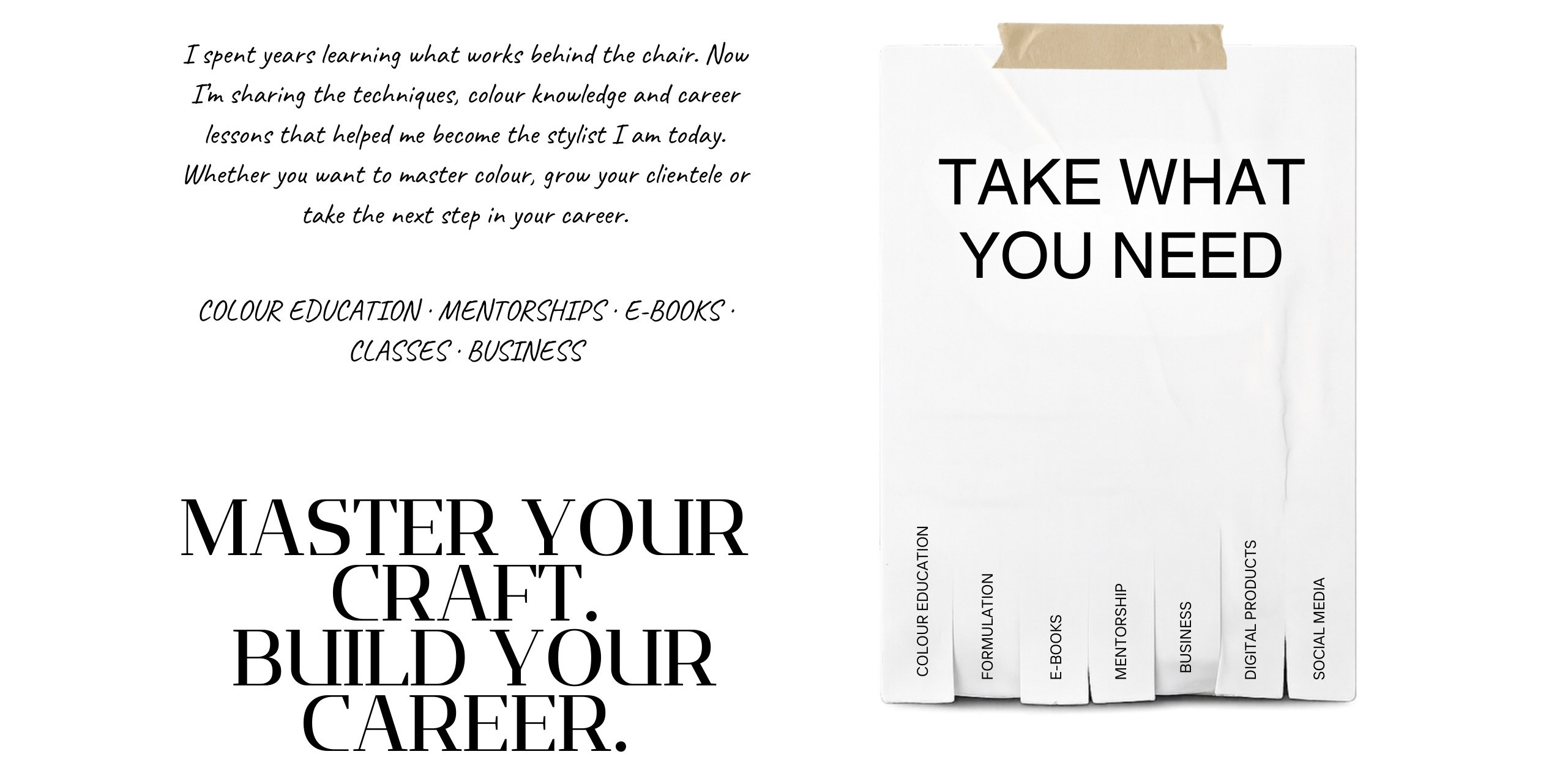 Master your craft. Build your career.