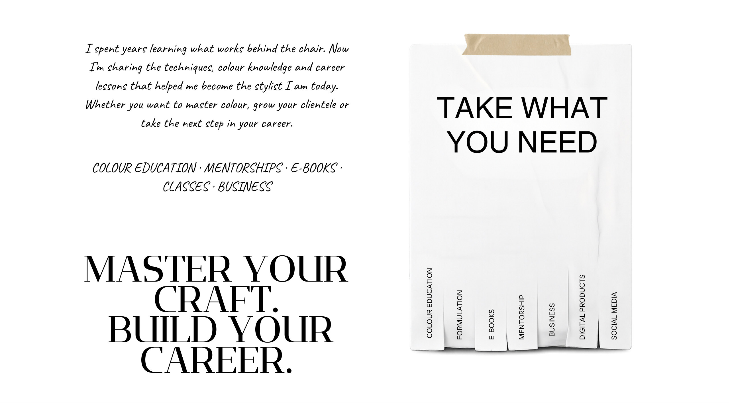 Master your craft. Build your career.