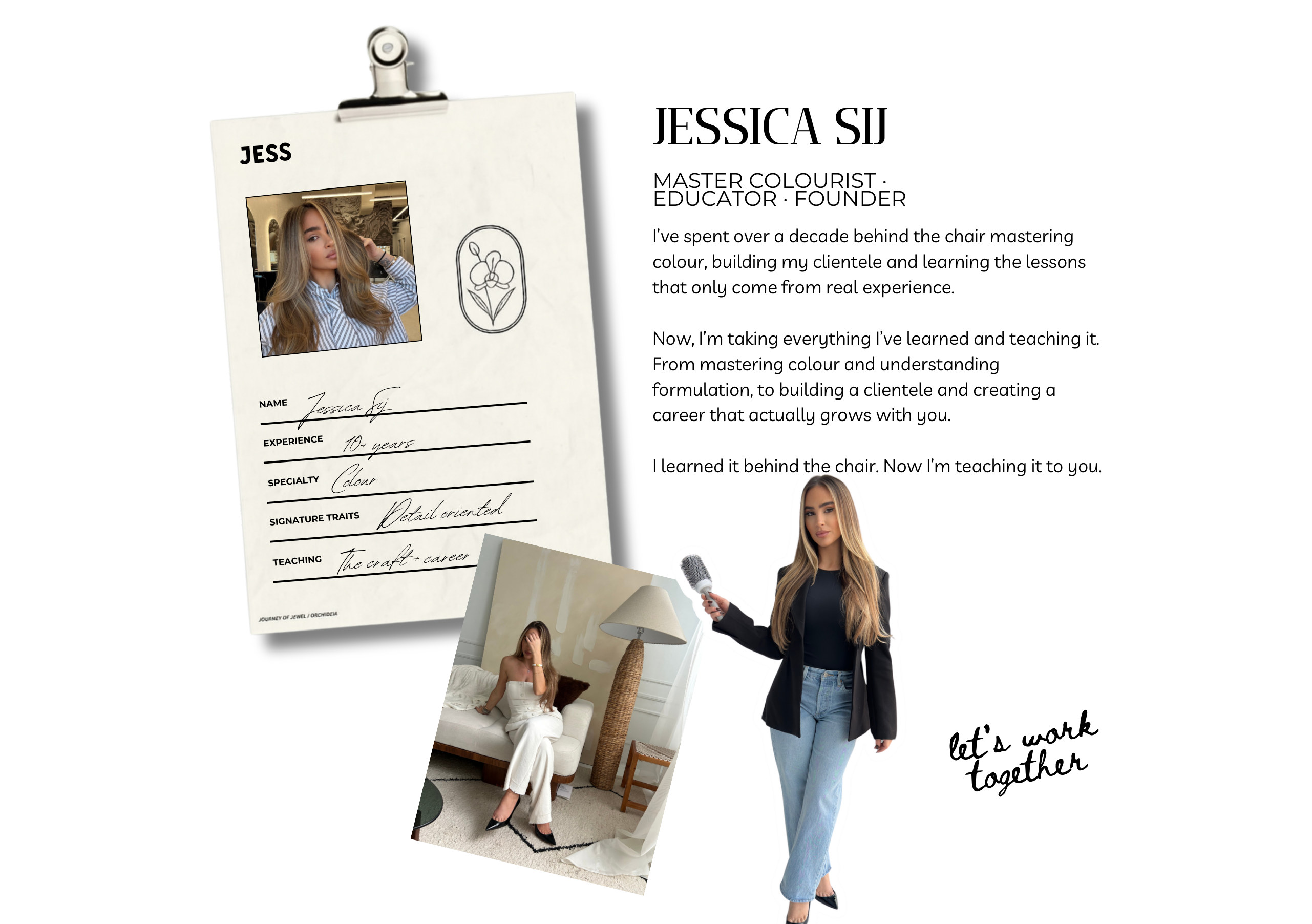 About Jessica Sij — master colourist, educator, founder
