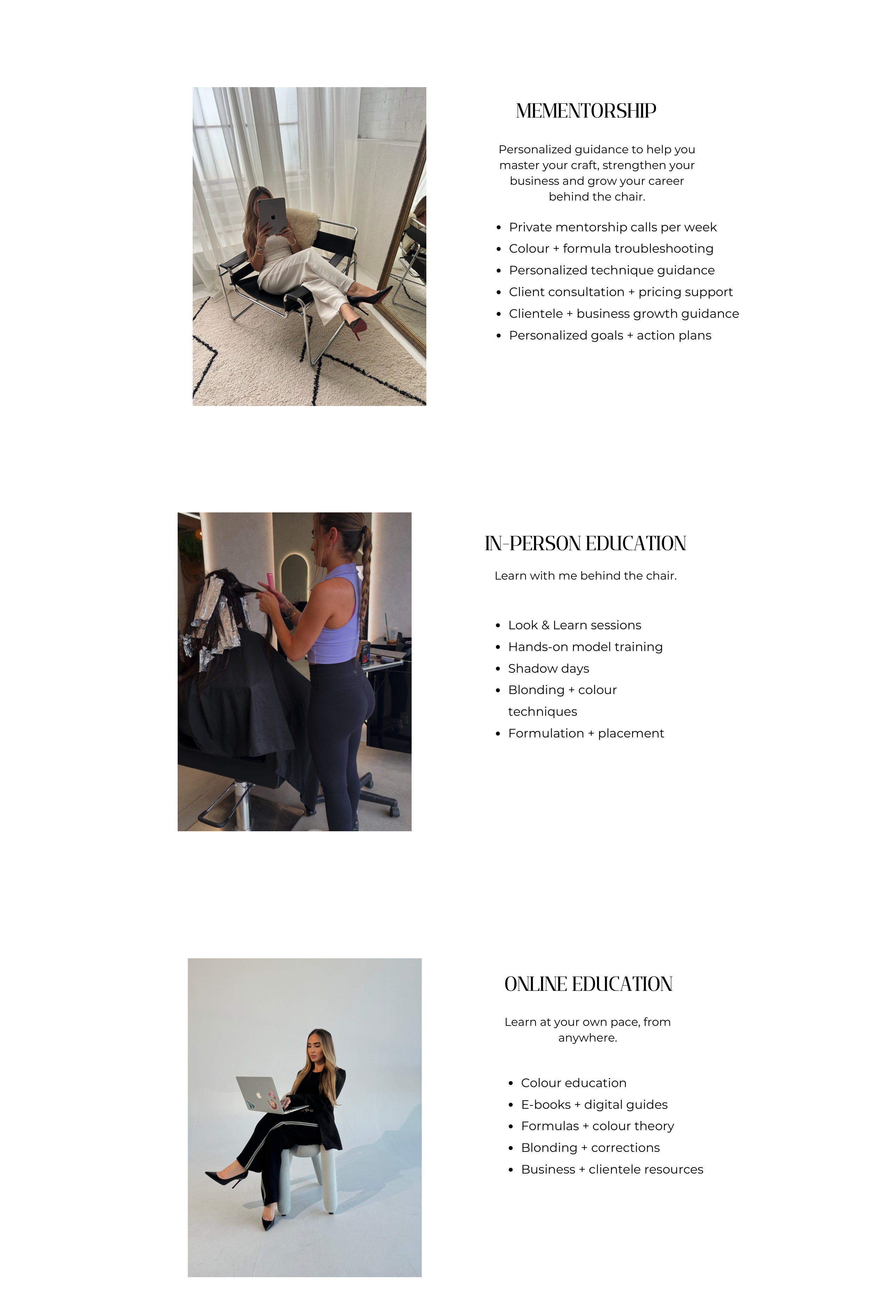 Mentorship — personalized guidance to master your craft and grow your career